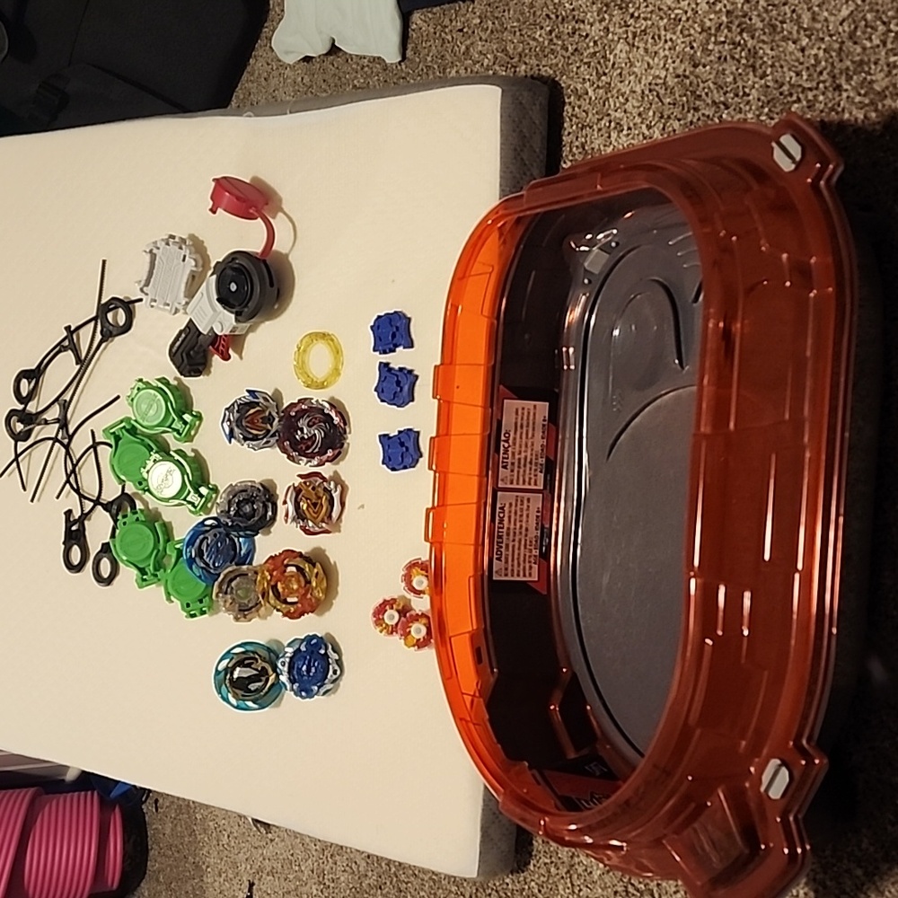 Beyblade Arena and Beyblades plus Accessories